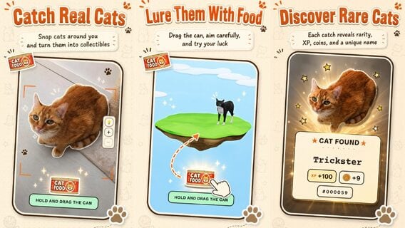 CatchCat: cada gato que aparece en la vereda tiene algo para contar
